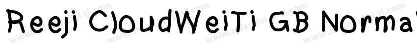 Reeji CloudWeiTi GB Normal字体转换